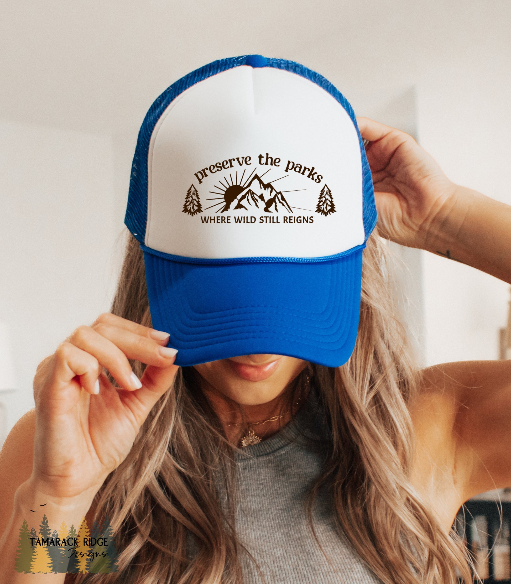 Protect Our Parks National Parks Resist Unisex Trucker Hat Hands Off Preserve the Parks Protest Hat Resistance Dad Hiking Hat Subtle FDT Hat