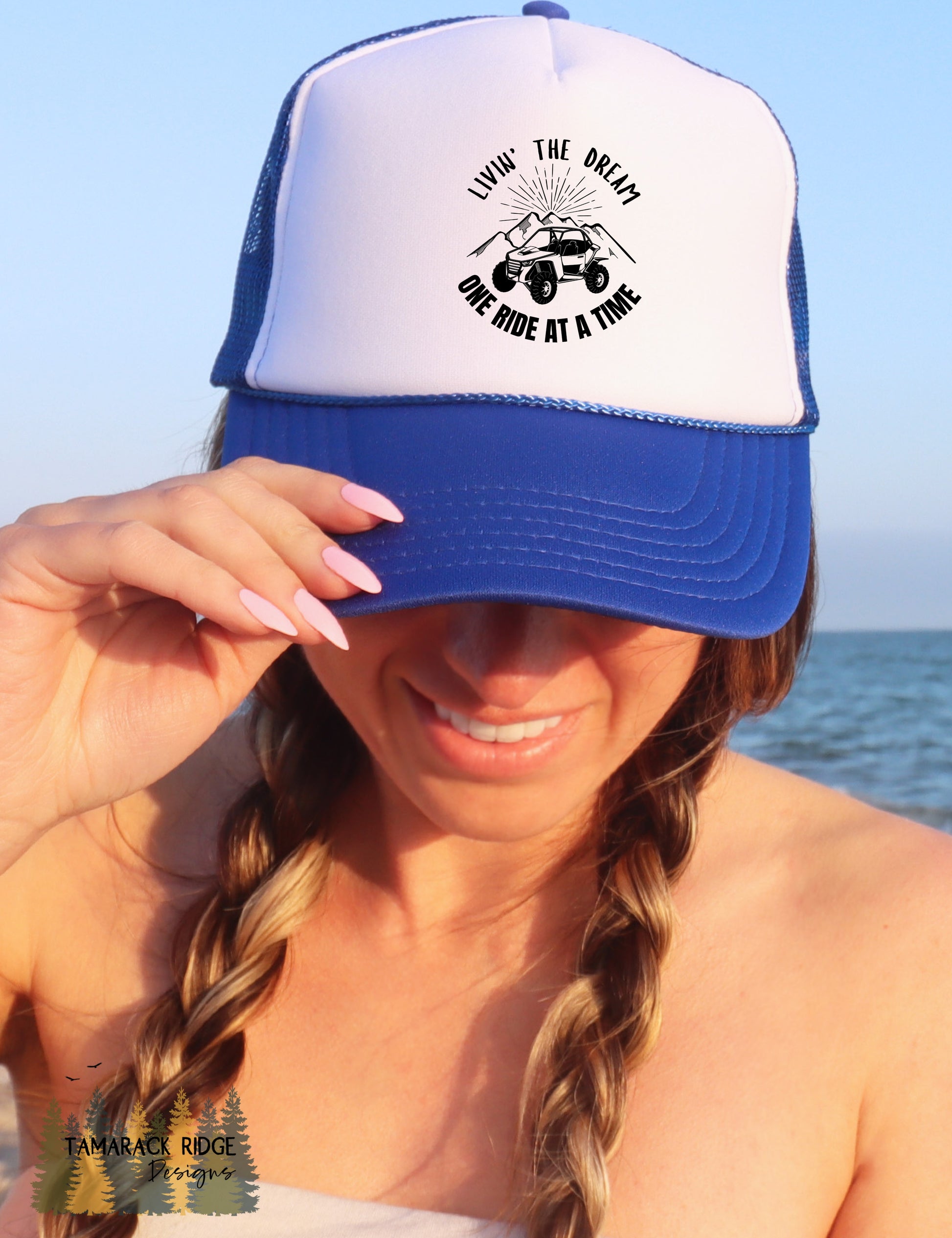 Livin' the Dream, One Ride at a Time ATV Trucker Hat