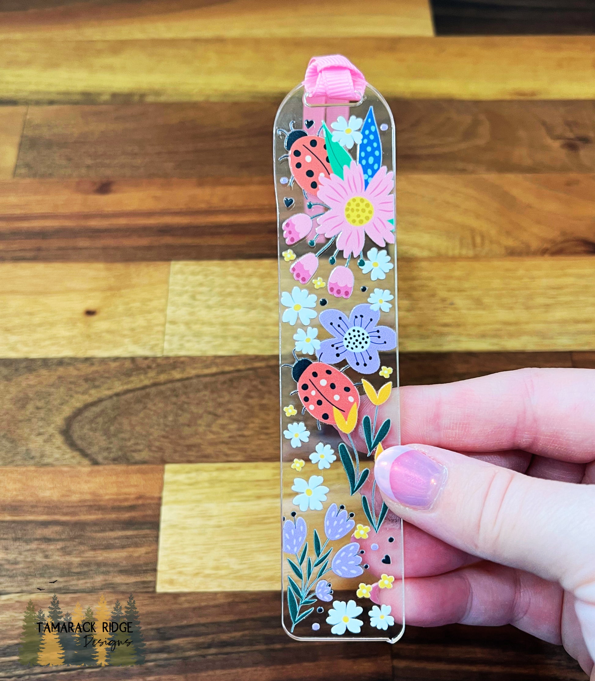 Untamed Meadow Acrylic Bookmark