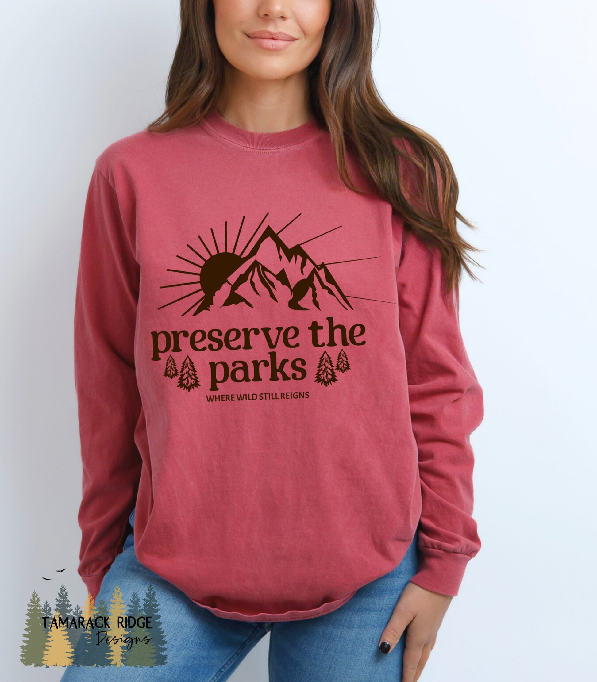 Protect Our Parks National Park Resist Long Sleeve T-Shirt Preserve the Parks Hands Off Environment Activist No Kings in America Earth Day