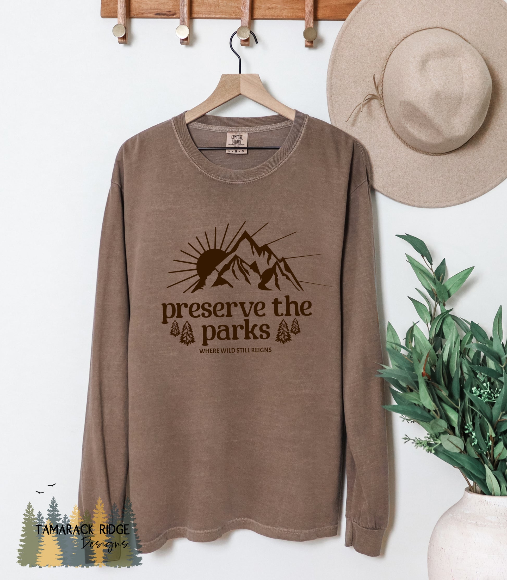 Protect Our Parks National Park Resist Long Sleeve T-Shirt Preserve the Parks Hands Off Environment Activist No Kings in America Earth Day