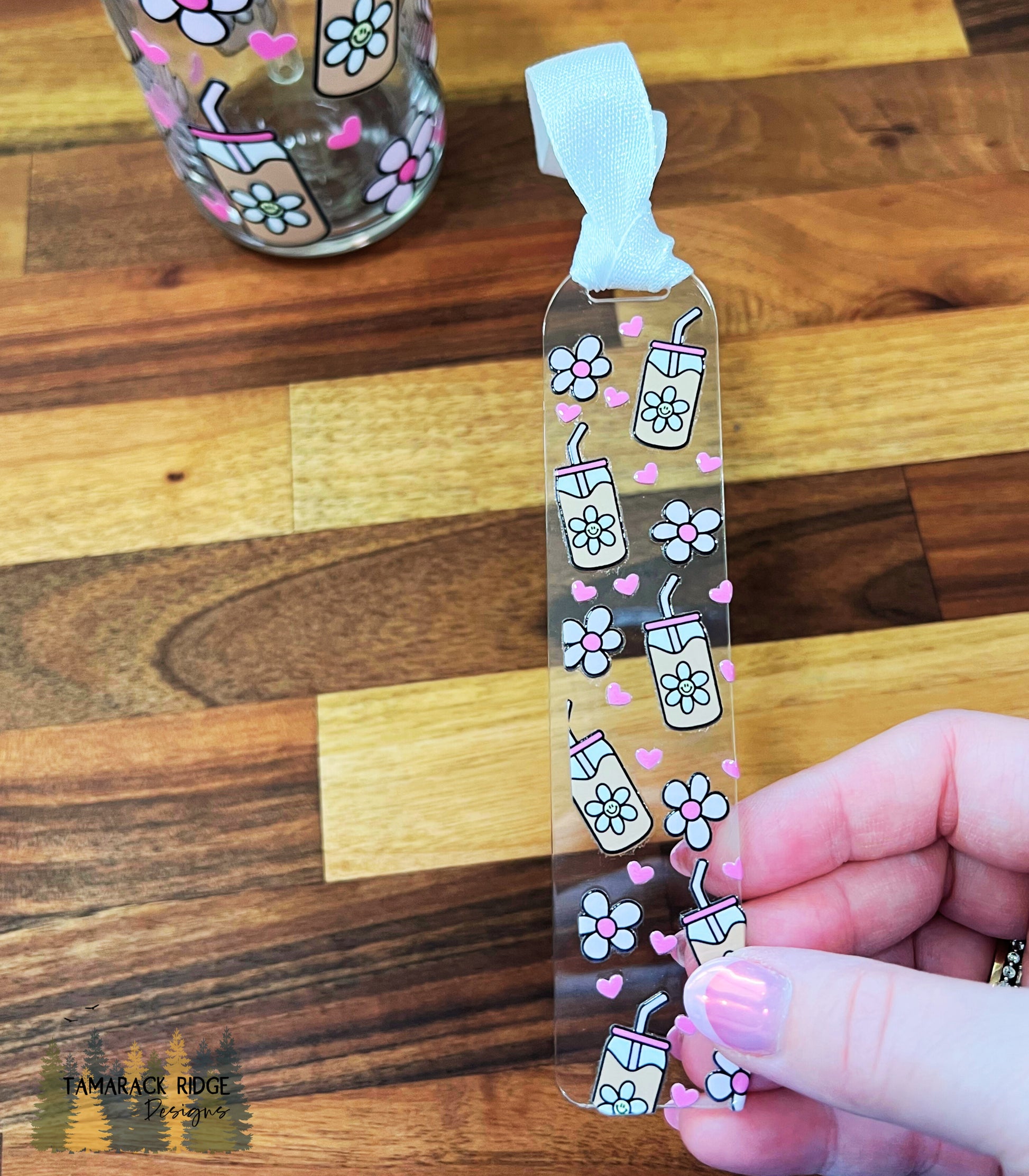 Bloom & Brew Acrylic Bookmark