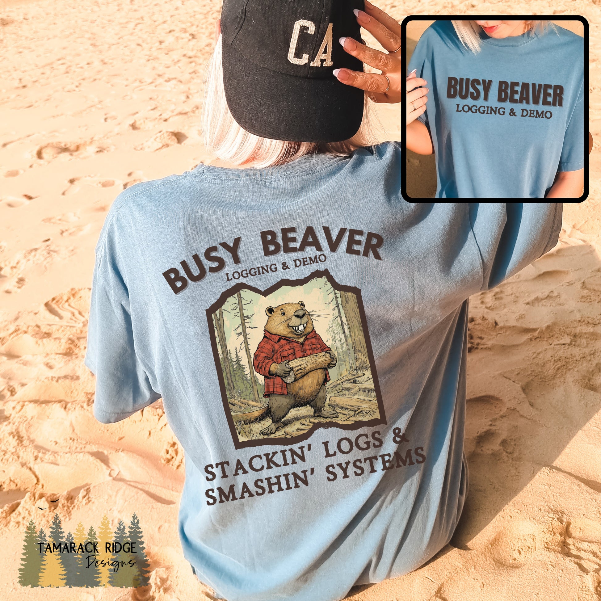 Busy Beaver Feminist T-Shirt