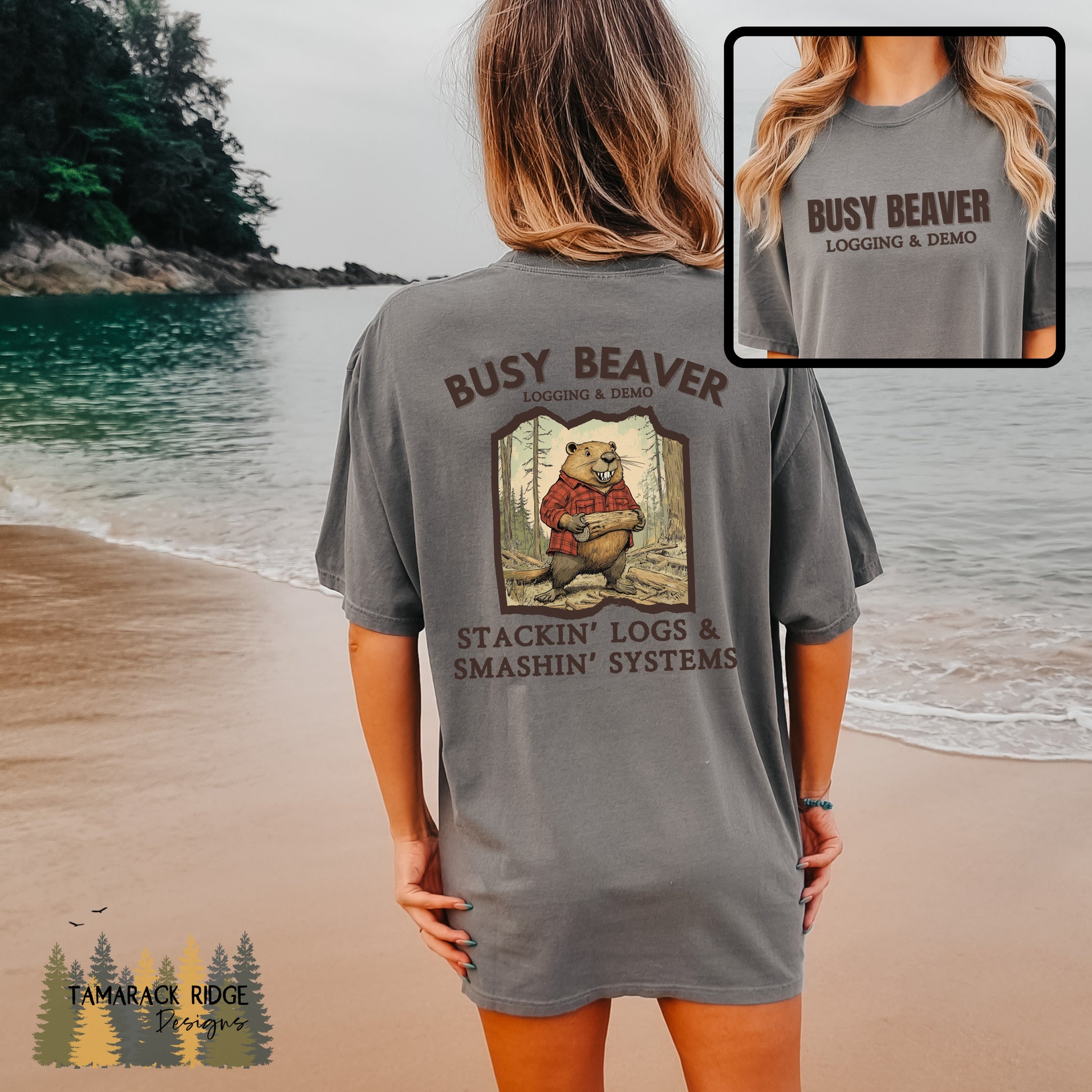 Busy Beaver Feminist T-Shirt