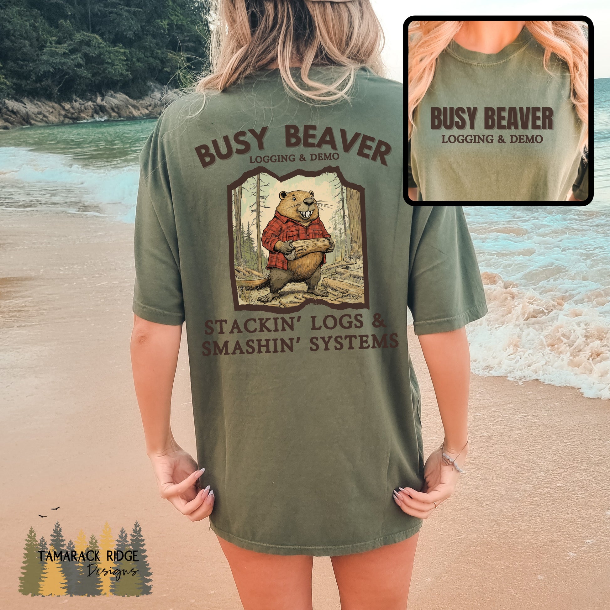 Busy Beaver Feminist T-Shirt