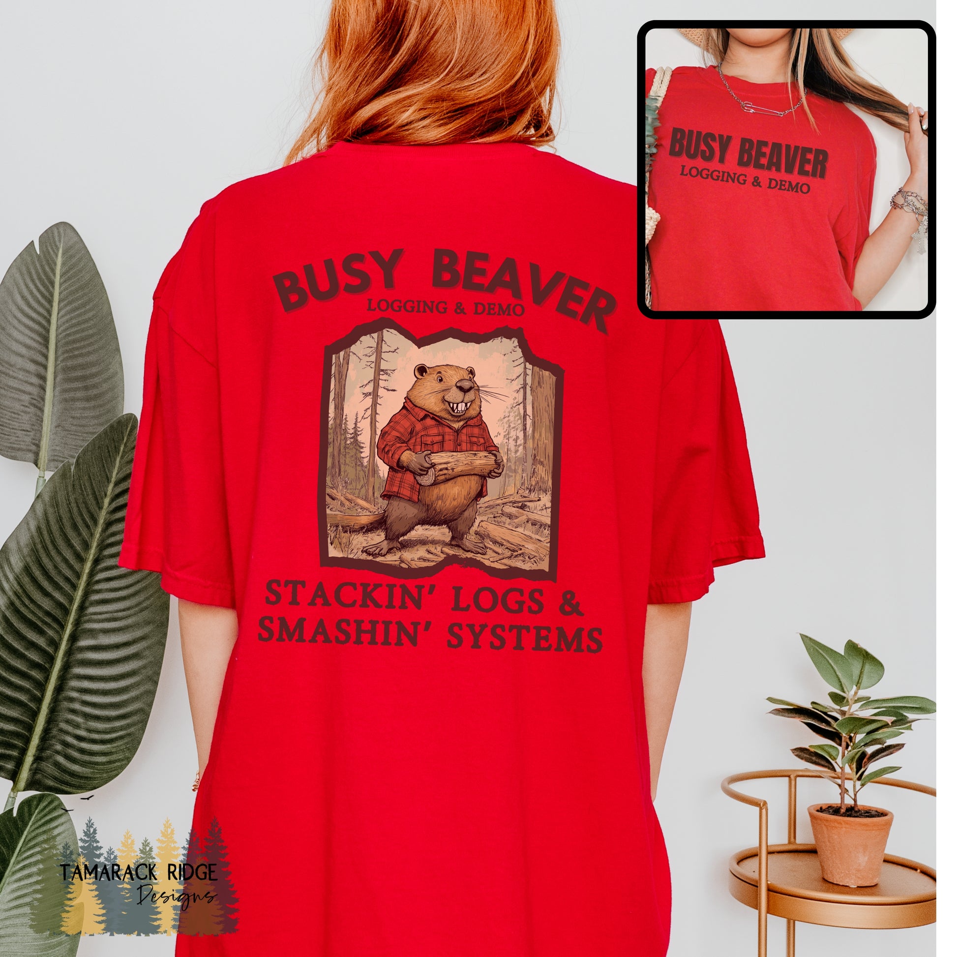 Busy Beaver Feminist T-Shirt