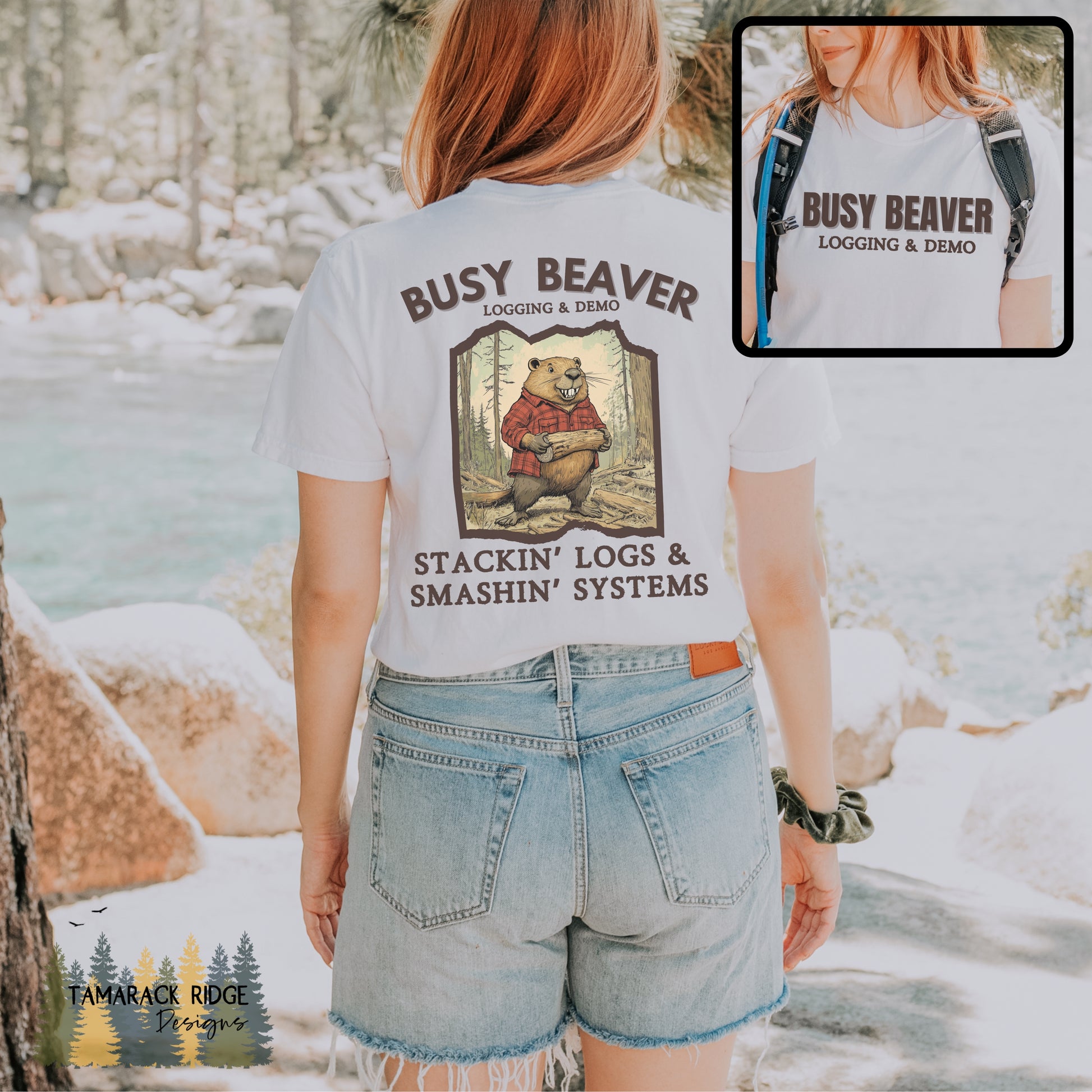 Busy Beaver Feminist T-Shirt