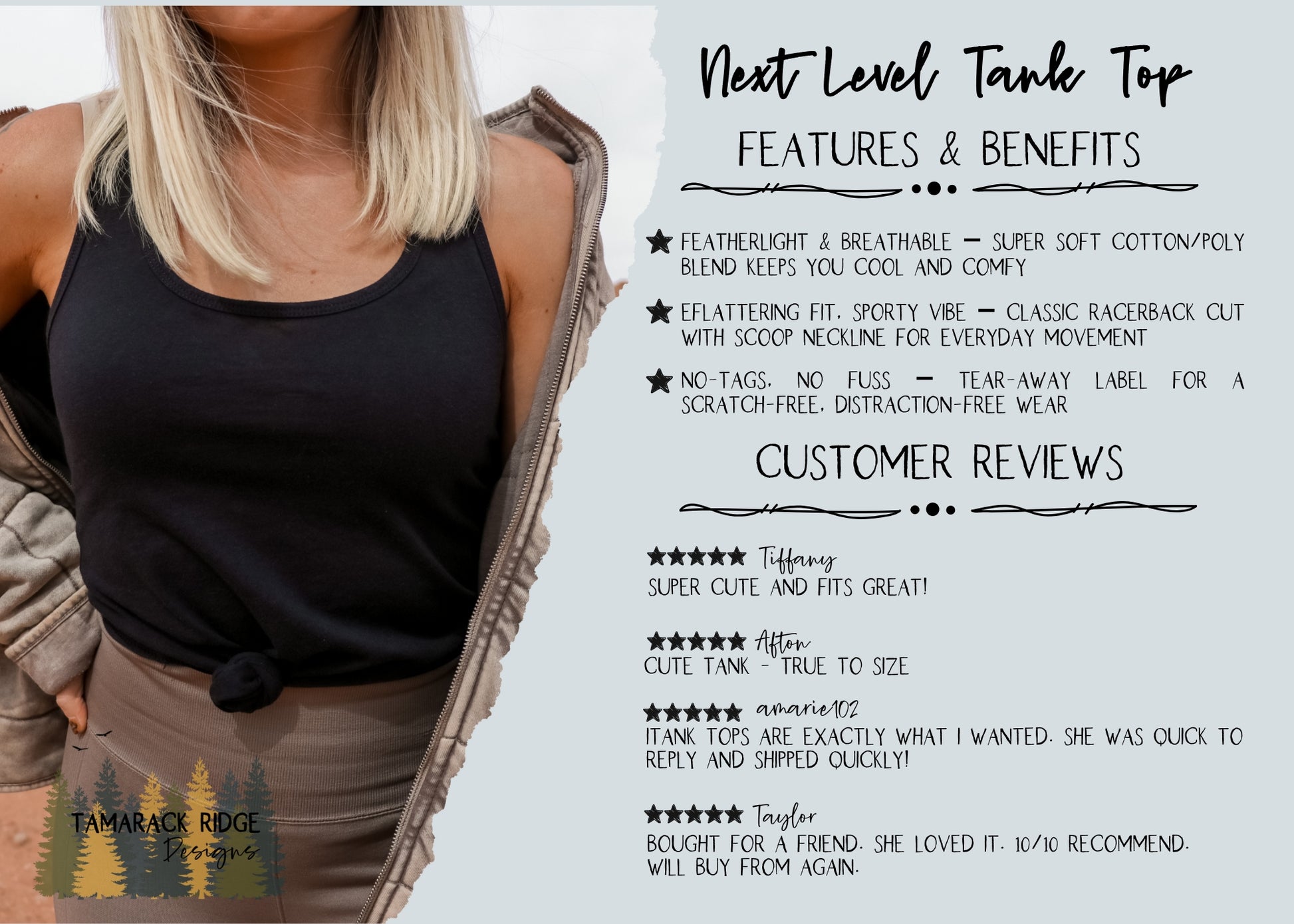 Stay Feral Racerback Tank Top