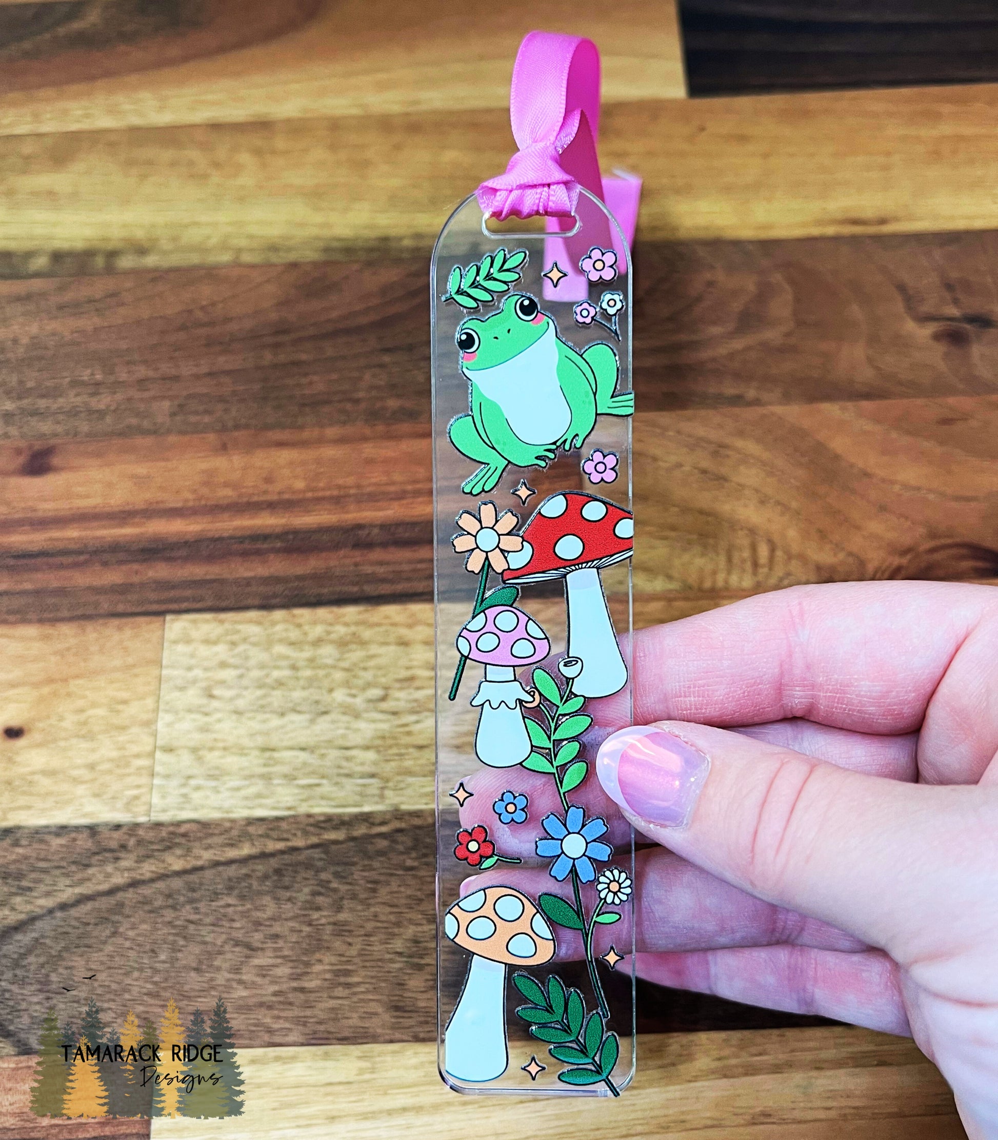 Toadally Unbothered Acrylic Bookmark