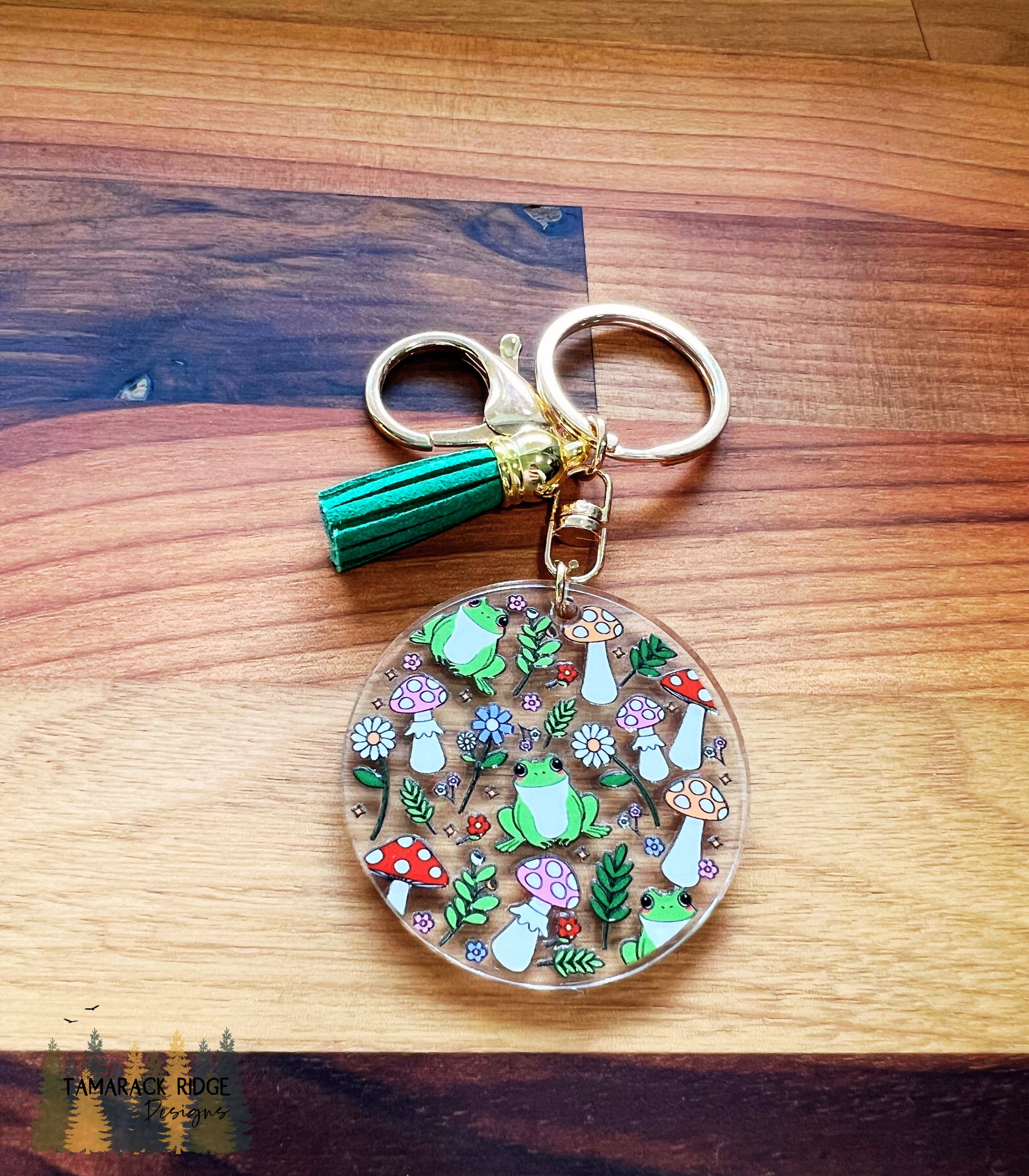 Toadally Unbothered Acrylic Keychain