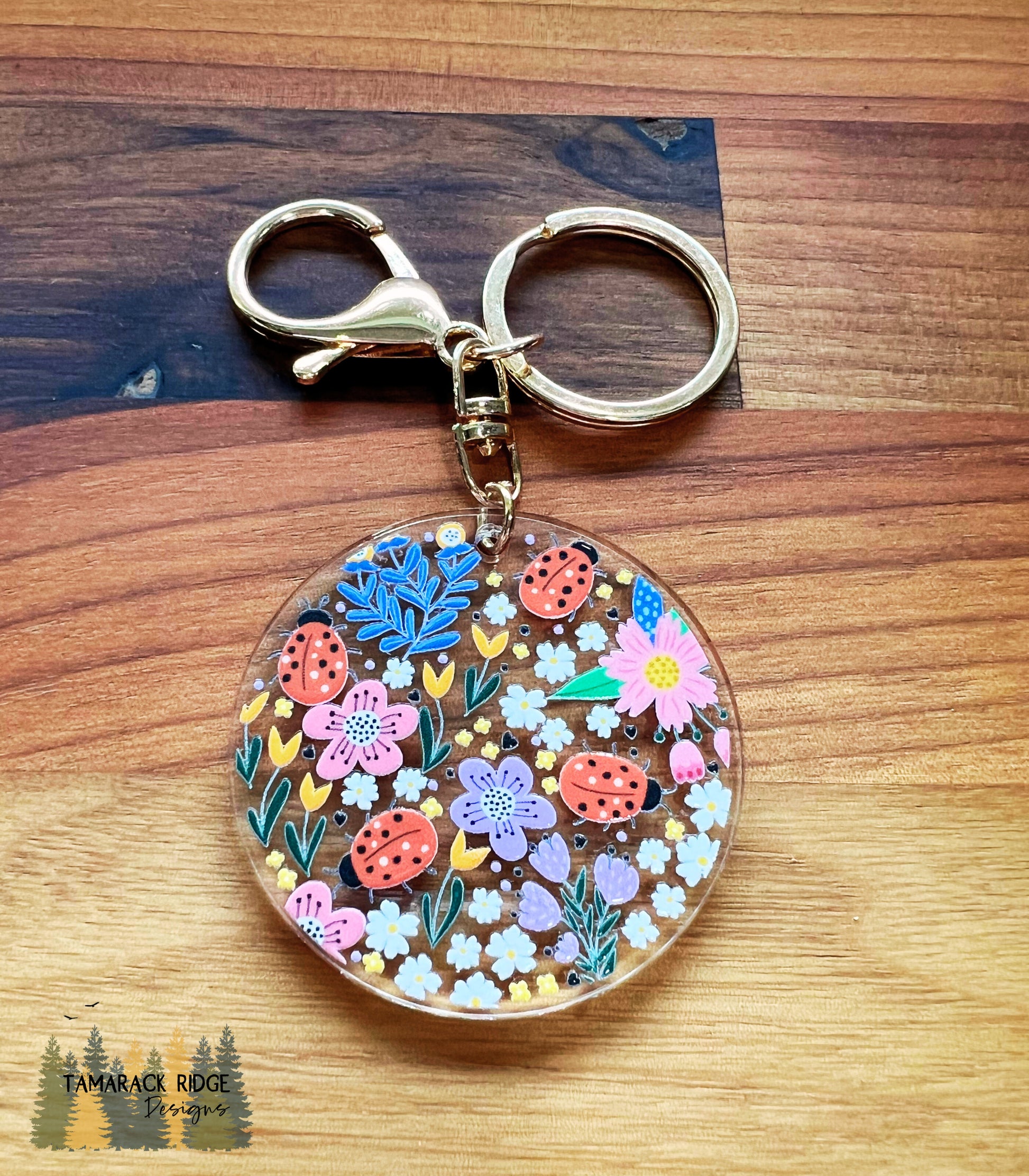 Untamed Meadow Acrylic Keychain