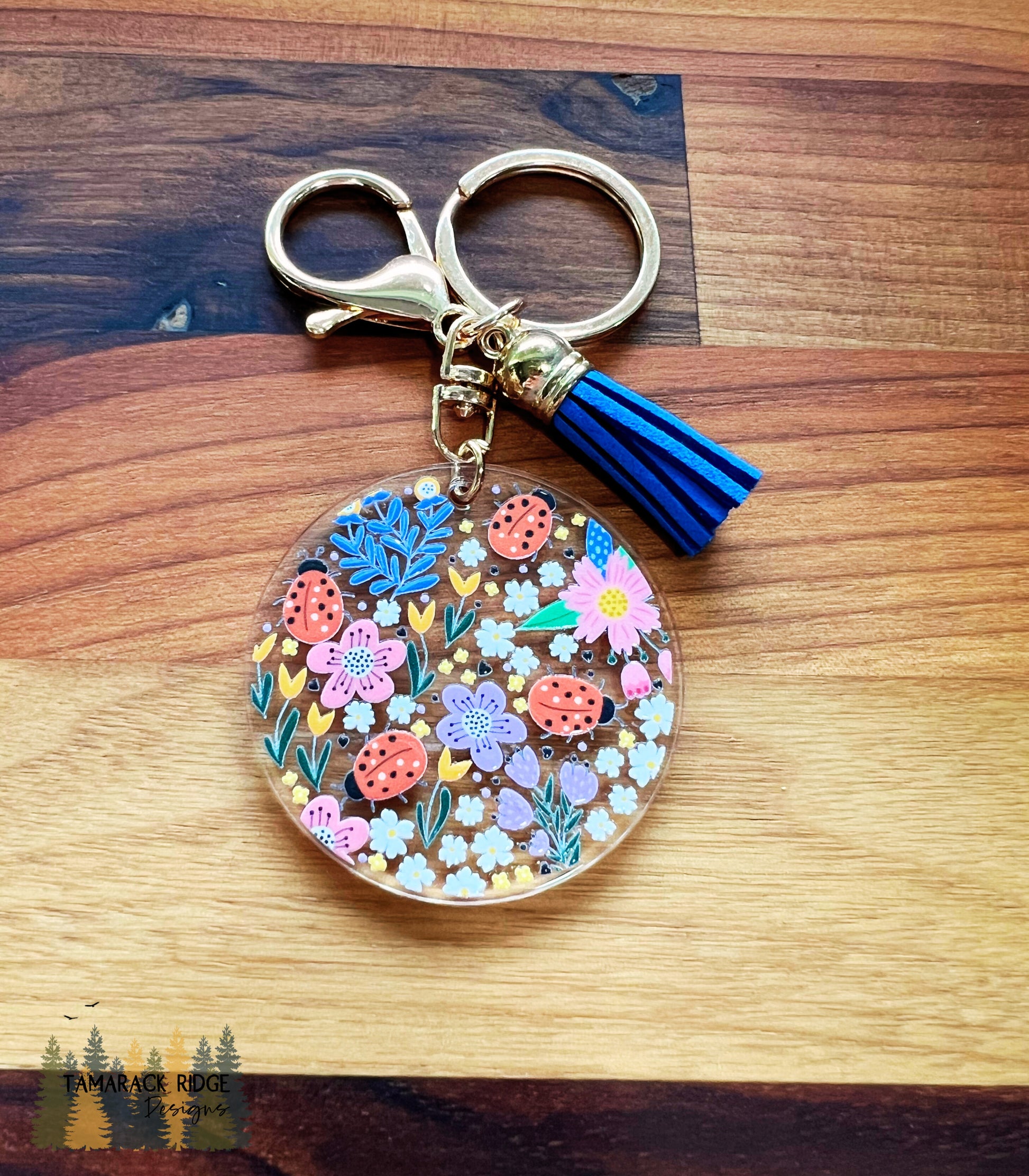 Untamed Meadow Acrylic Keychain