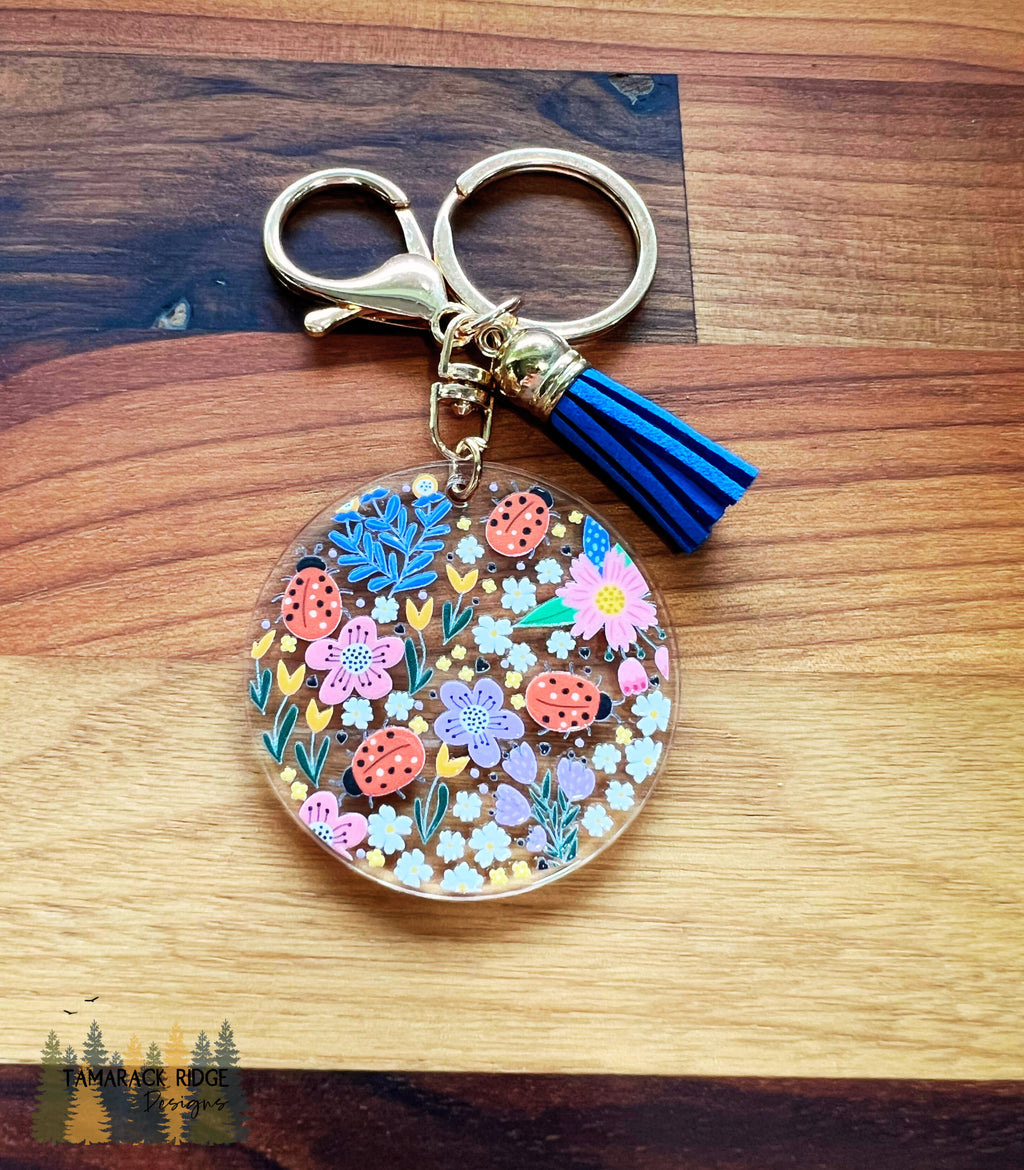 Untamed Meadow Acrylic Keychain