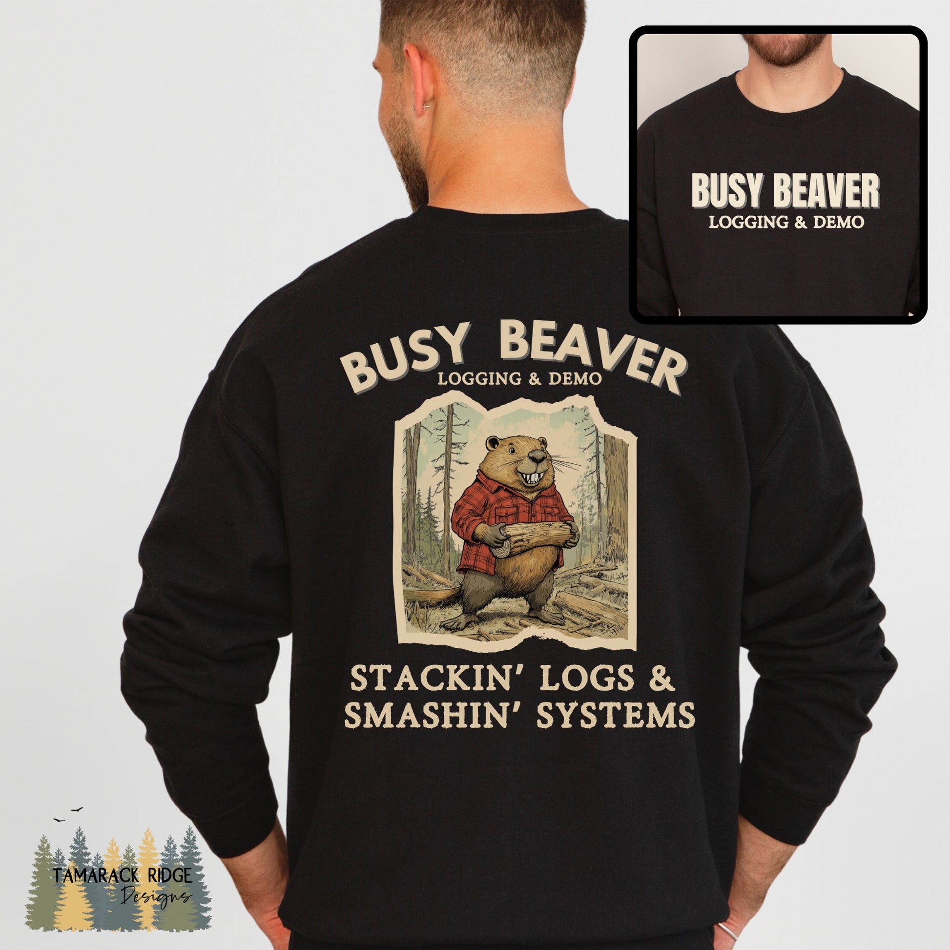 Busy Beaver Feminist Crewneck Sweatshirt