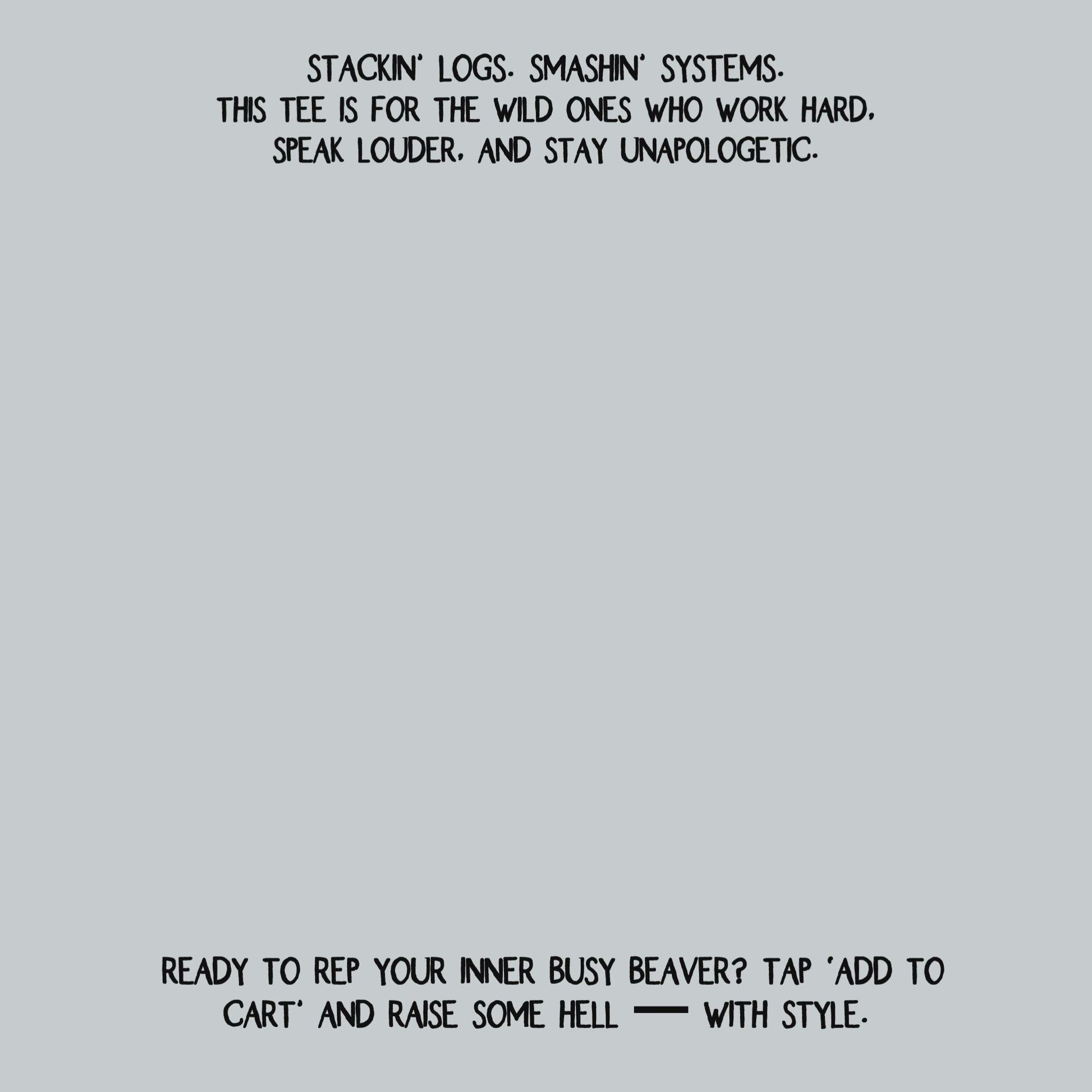 Busy Beaver Feminist Crewneck Sweatshirt