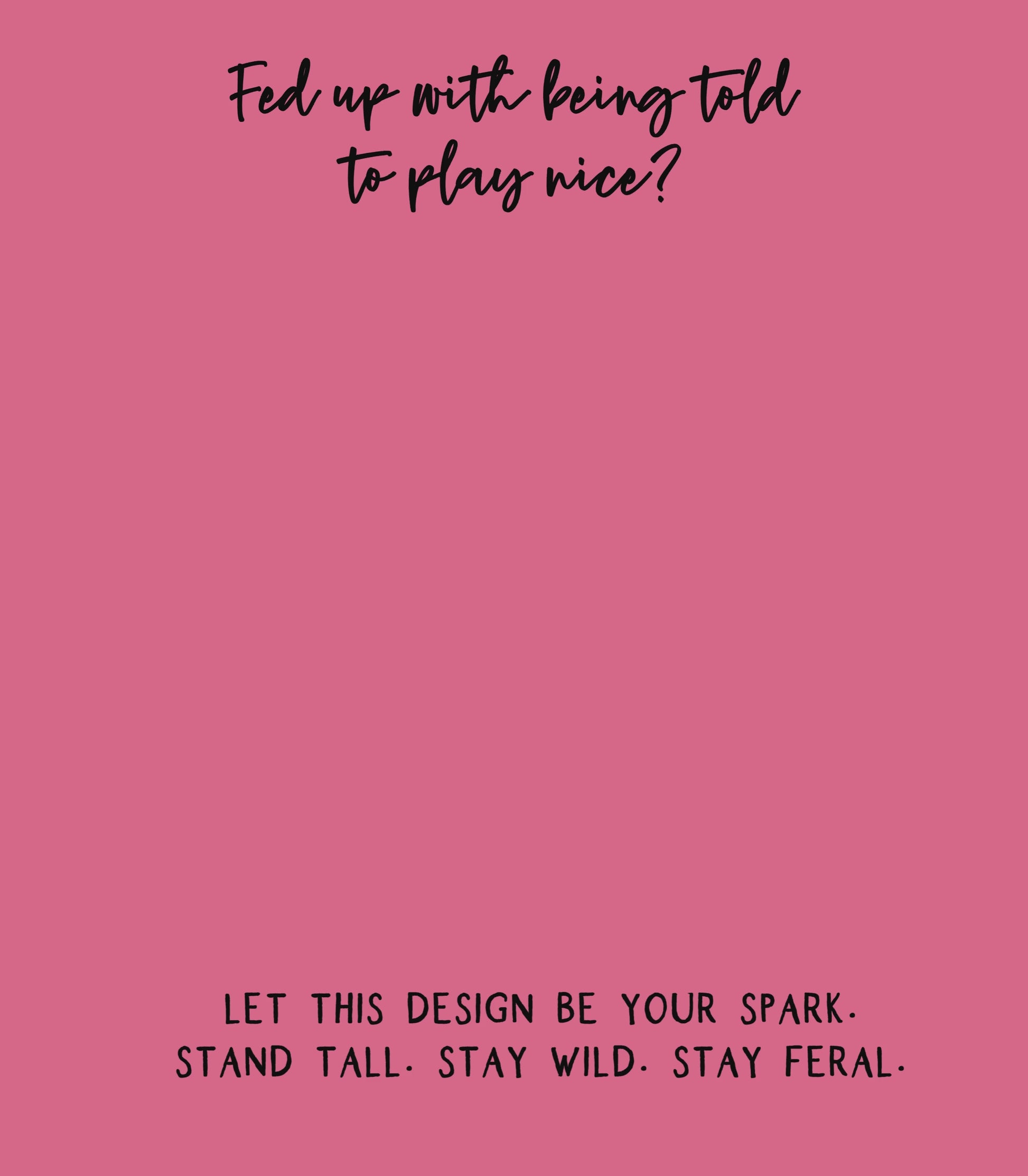 Stay Feral Racerback Tank Top