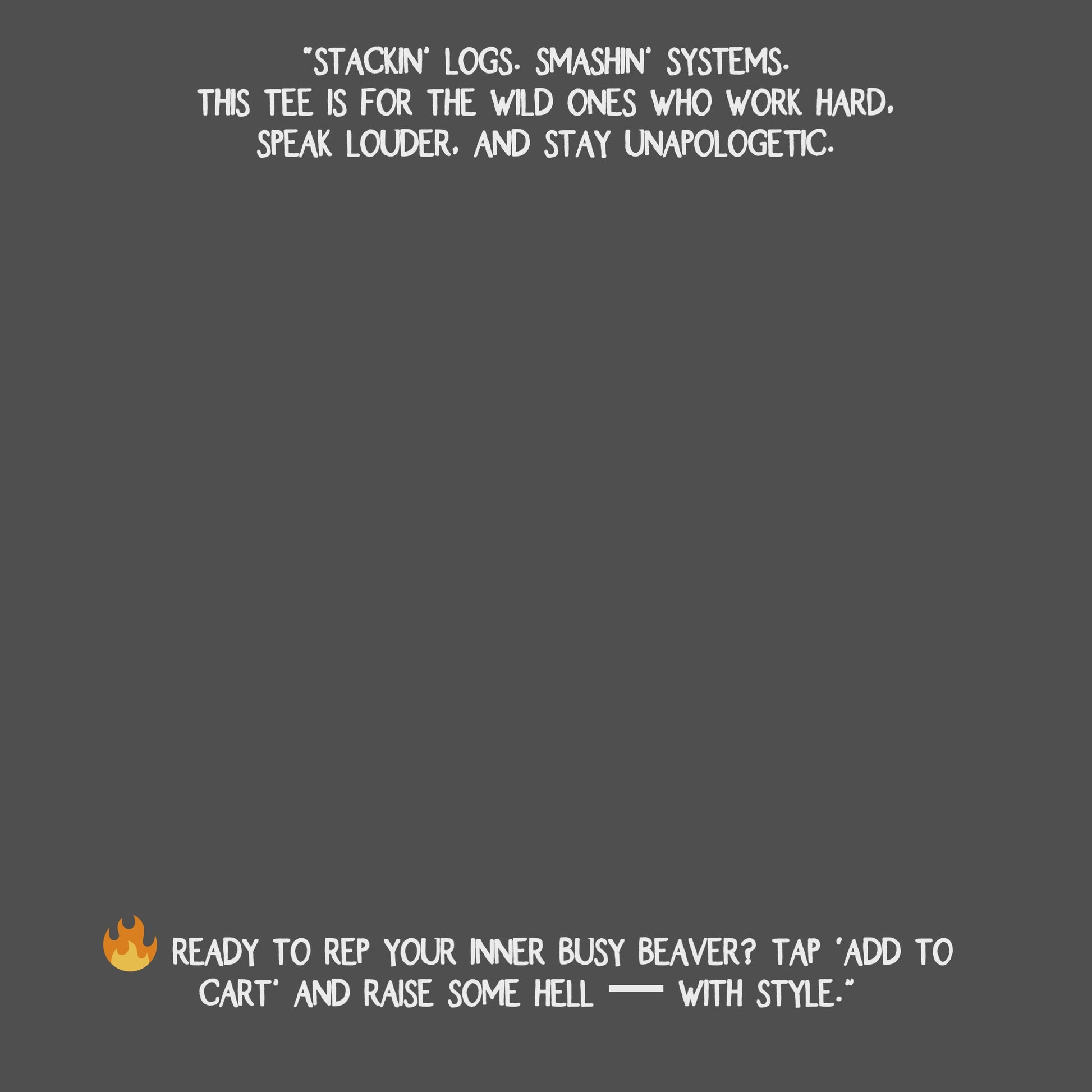 Busy Beaver Feminist T-Shirt